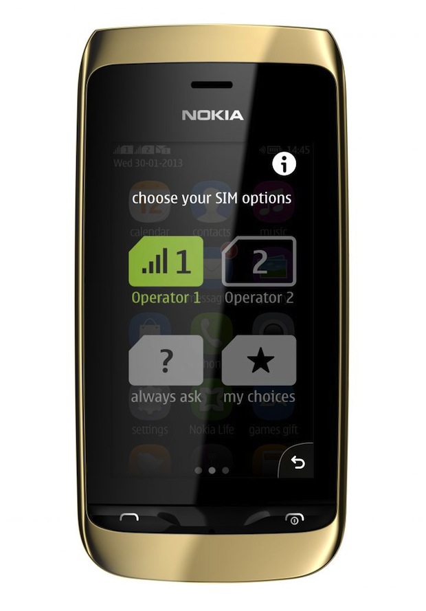 Nokia Asha 310 con SIM dual presentado
