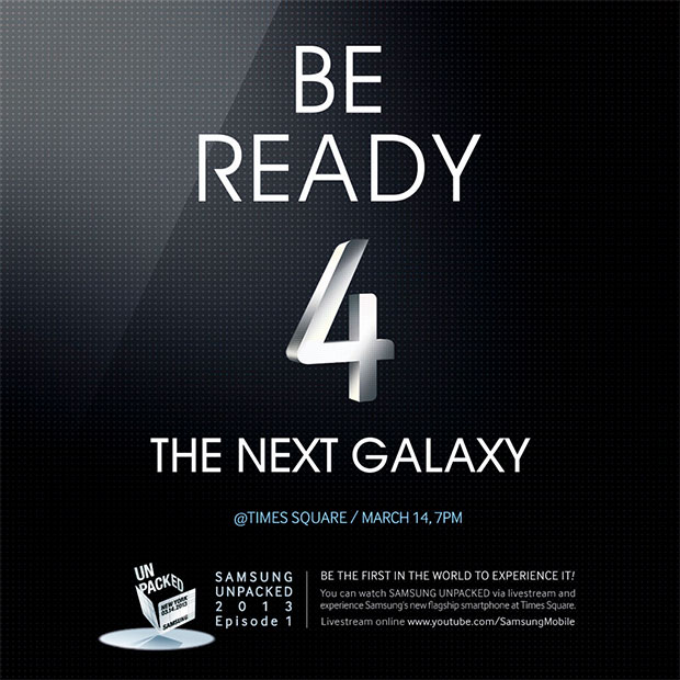 Samsung invita al público al Times Square para la presentación del Galaxy S IV