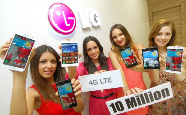 LG vende más de 10 millones de smartphones LTE alrededor del mundo
