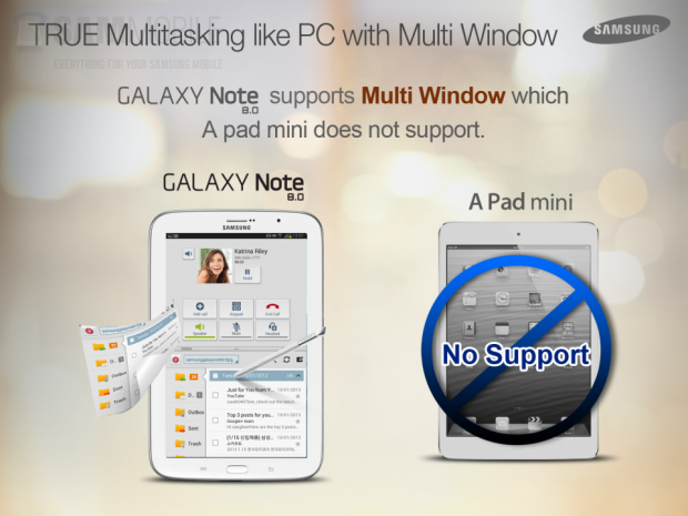 Note 8.0 vs iPad mini
