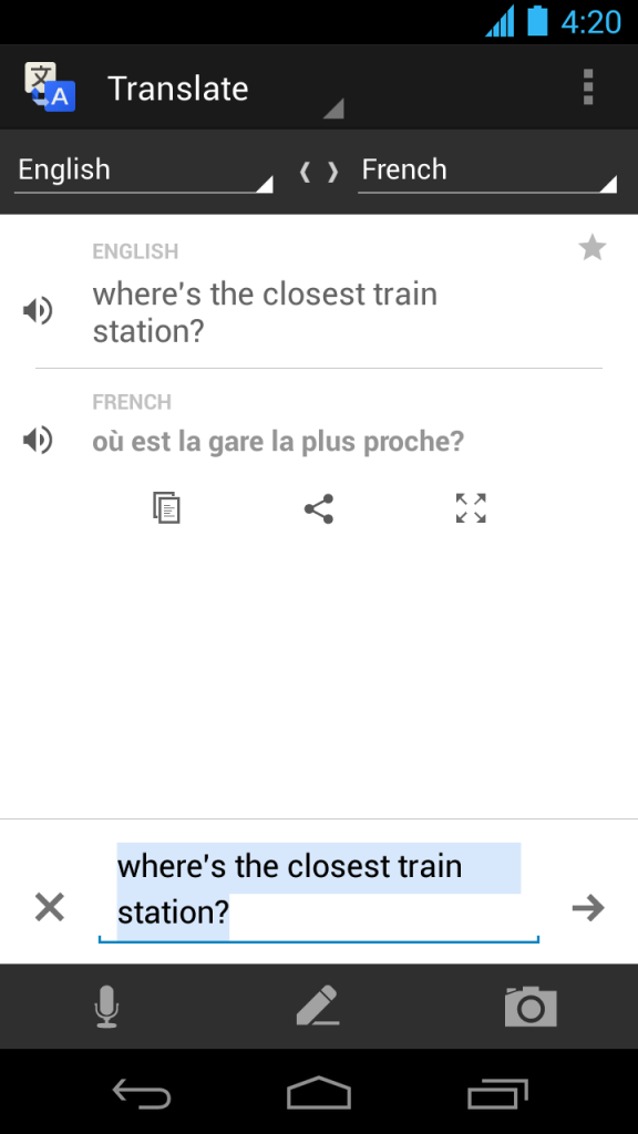 Google Translate para Android obtiene soporte offline