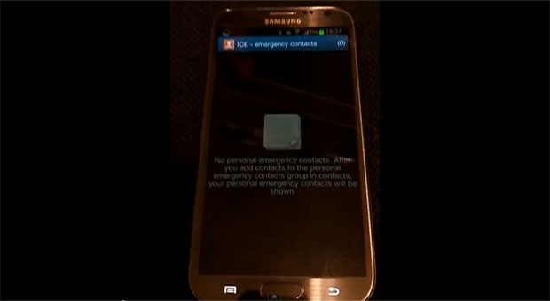 Vulnerabilidad en el Galaxy Note II permite acceso a apps en pantalla de inicio