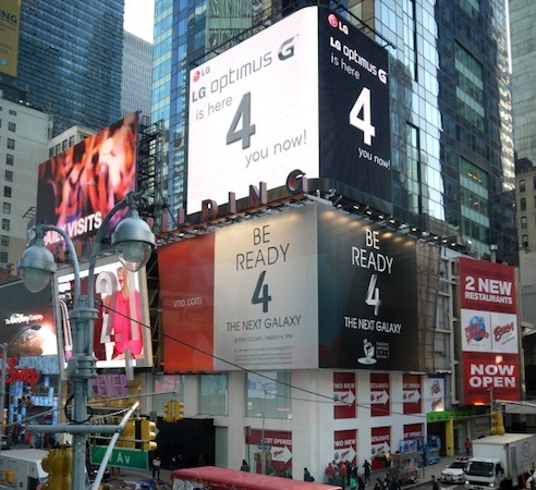 LG recurre al marketing de guerrilla para contrarrestar al Galaxy S IV