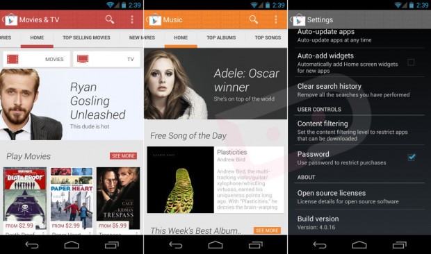 Google Play nuevo