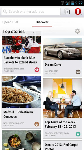 Opera Android beta