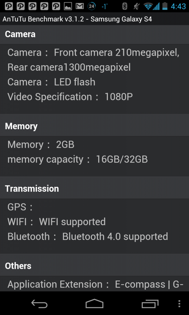 Galaxy S4 performance