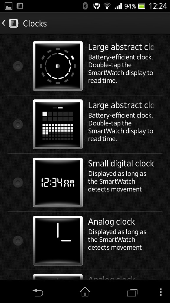 SmartWatch de Sony