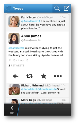 Twitter BlackBerry 10