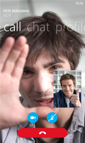 Skype 2.5 Windows Phone 8