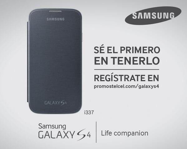 Telcel abre registro para el Samsung Galaxy S 4 en México