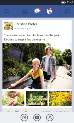 Microsoft lanza Facebook para Windows Phone beta con rediseño
