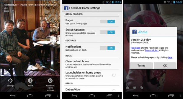 Facebook Home filtrado muestra lo que vendrá