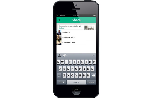 Vine actualizado con posibilidad de grabar video con cámara frontal