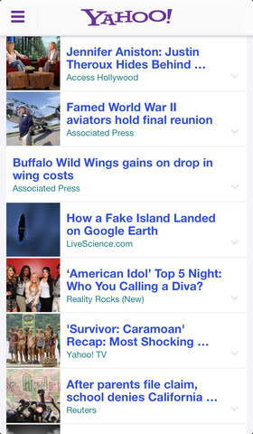 Yahoo lanza app para iPhone basada en Summly luego de adquisición