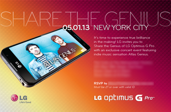 LG Optimus G Pro será lanzado en USA el 1 de Mayo