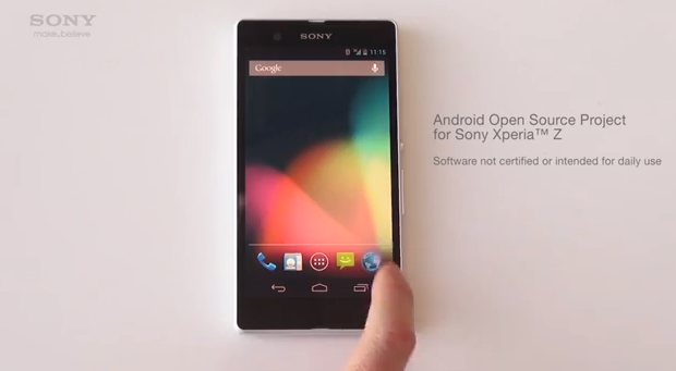Sony lanza AOSP para el Xperia Z