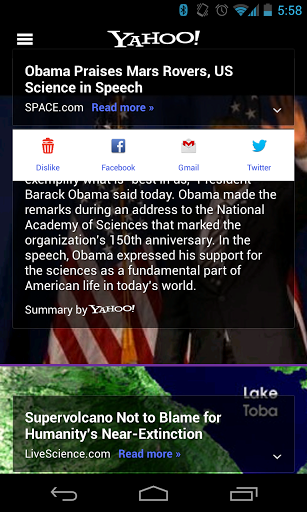 Yahoo Android