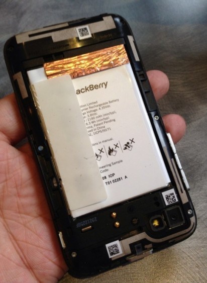 BlackBerry R10 batería