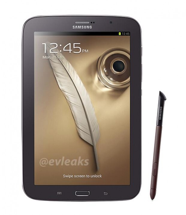 Samsung Galaxy Note 8.0 color marrón filtrado