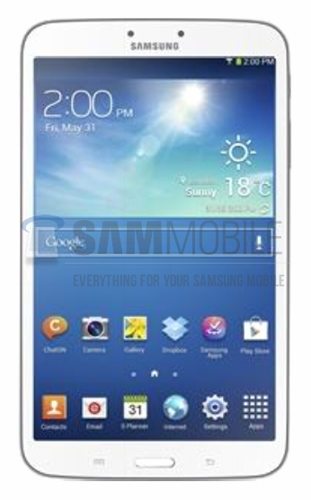 Samsung Galaxy Tab 3 8.0 aparece en foto de prensa