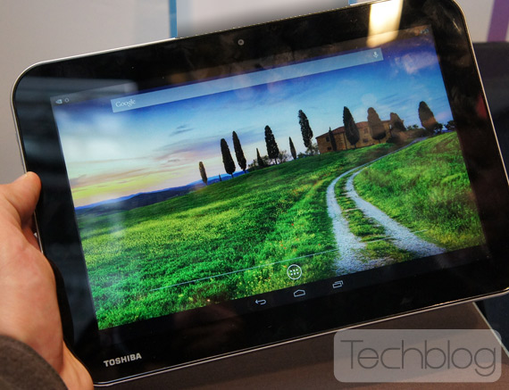 Tablet Toshiba AT10LE-A con CPU Tegra 4 filtrado