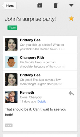 Gmail ios