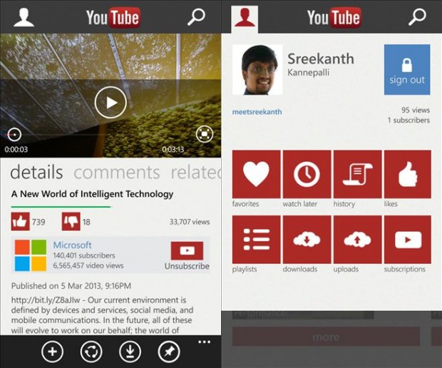 Microsoft actualiza aplicación YouTube ante pedido de Google