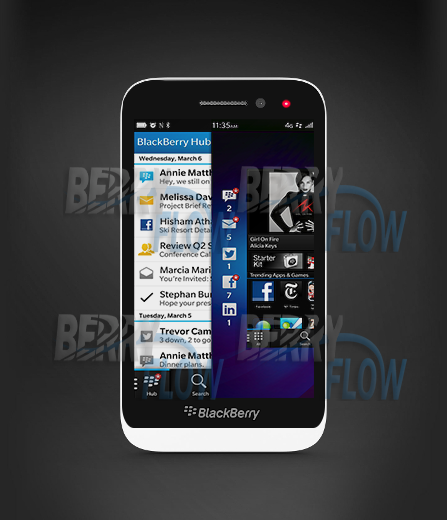 BlackBerry Z5 emerge en fotos