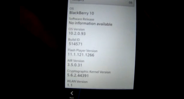 BlackBerry 10.2 demostrado en video