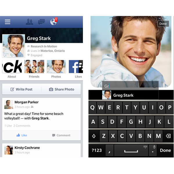 Facebook para BlackBerry 10 actualizado: nuevas funciones y diseño