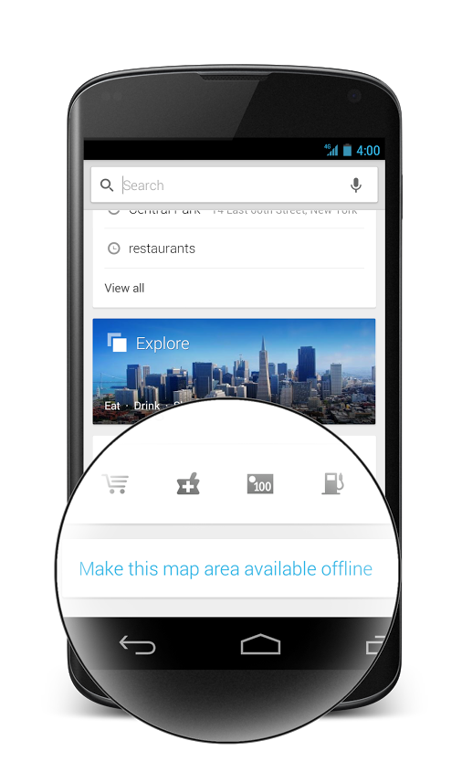 Google Maps para Android vuelve a agregar opción de mapas offline; más países con navegación