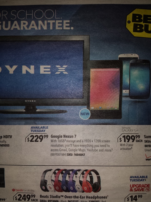Nexus 7 publicidad