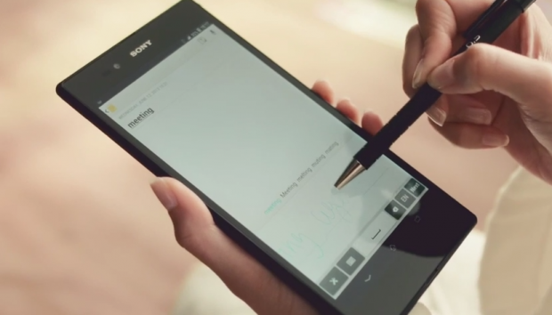 Sony publica video del Xperia Z Ultra resaltando su soporte de stylus