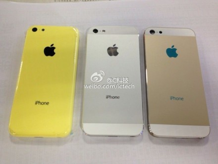 Apple iPhone 5S y iPhone Lite posan juntos en fotos