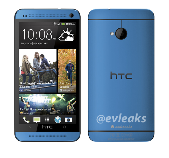 HTC One en color azul se filtra en foto