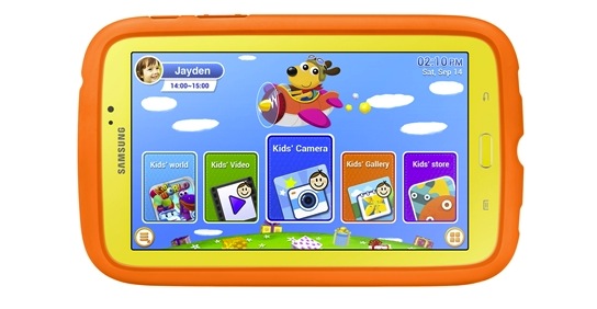 Samsung Galaxy Tab 3 Kids es un tablet especial para los pequeños