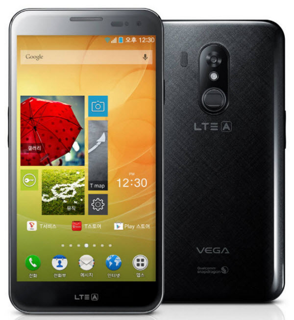 Pantech Vega LTE-A con pantalla 1080p de 5.6″ y sensor dactilar lanzado en Corea