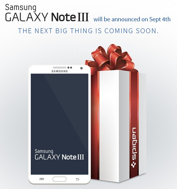 Fabricante de accesorios revela render del Galaxy Note III y confirma presentación