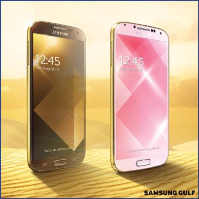 Samsung Galaxy S4 color oro para combatir al iPhone 5S
