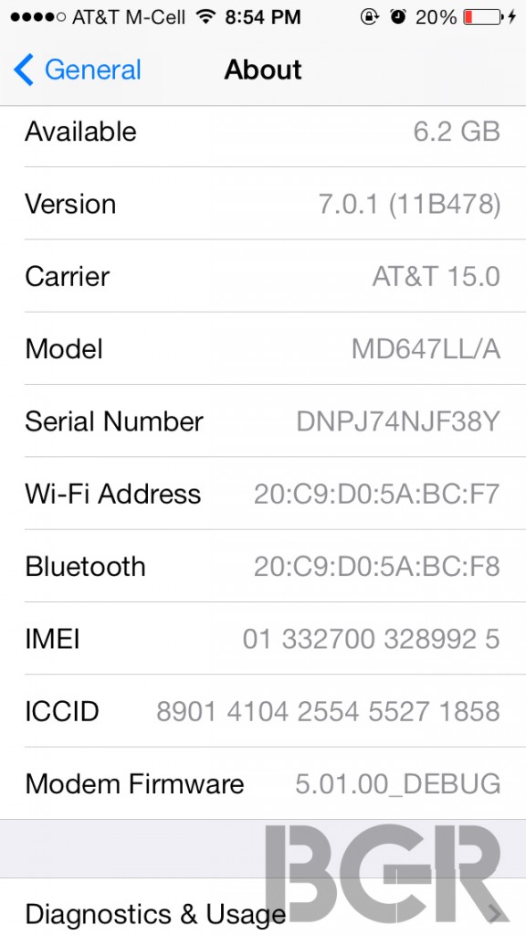 ios 7.0.1