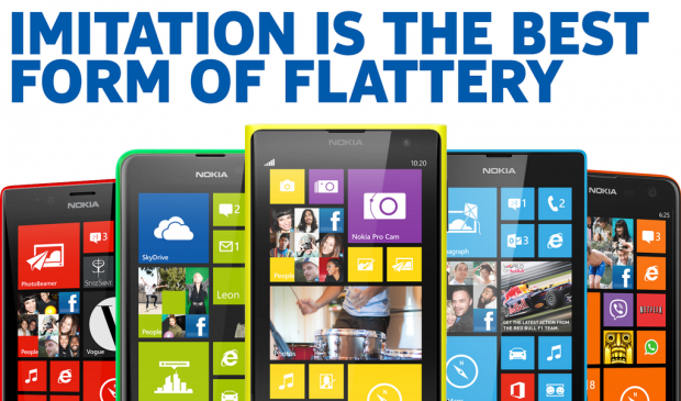 Nokia remarca similitud del iPhone 5C con la línea Lumia