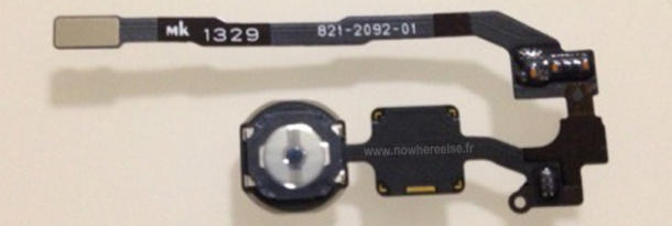 Apple iPhone 5S tendría sensor de huellas dactilares según componente filtrado