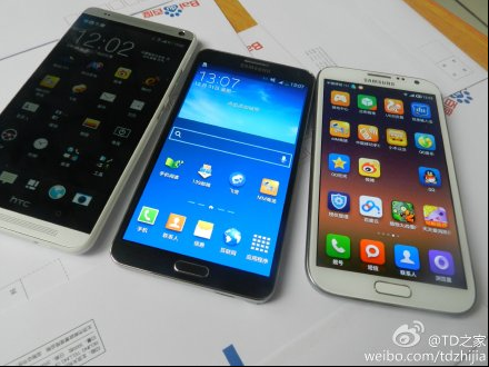 HTC One Max comparado con el Samsung Galaxy Note 3 y Note II