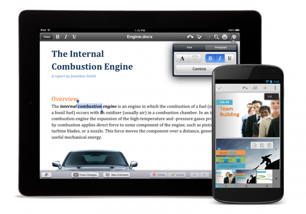 QuickOffice para iOS y Android ahora es gratis