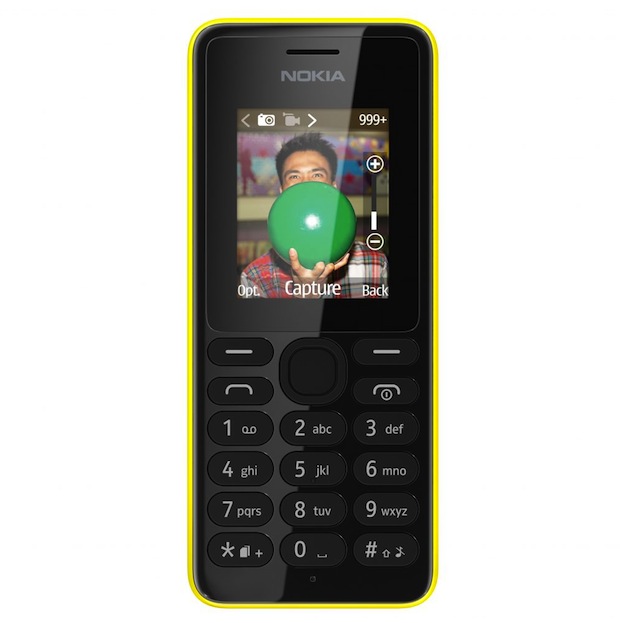 Nokia 108, un celular con cámara por 29 dólares