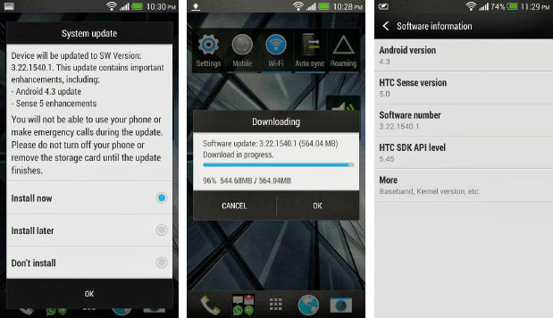 HTC One internacional recibe Android 4.3