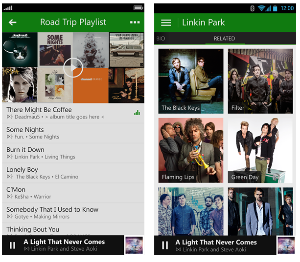 Xbox Music llega a iOS y Android