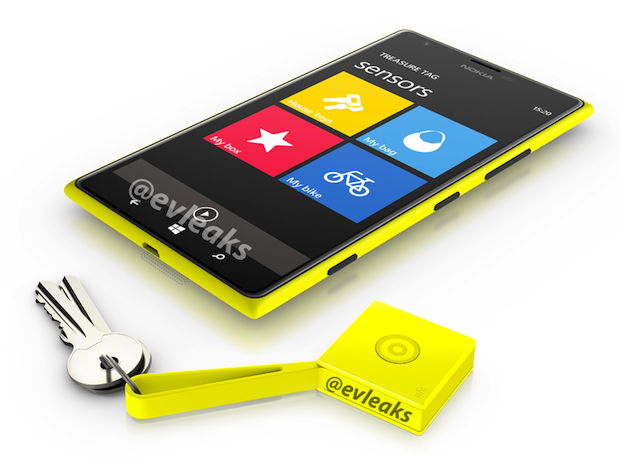 Nokia Lumia 1520 y Treasure Tag posan juntos en foto