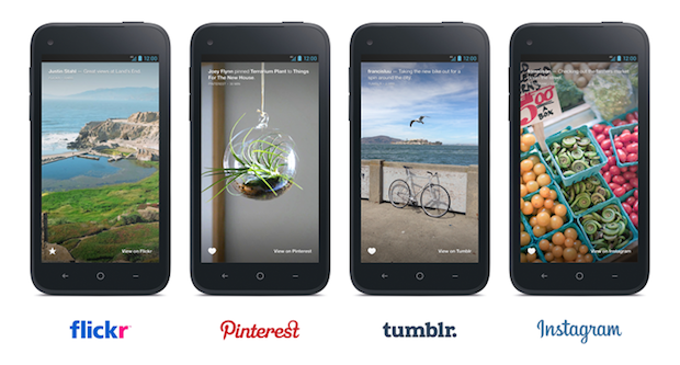 Facebook Home agrega Pinterest, Flickr, Instagram y Tumblr a la pantalla de bloqueo