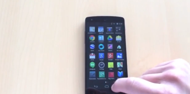 Nexus 5 y Android 4.4 KitKat mostrados en video filtrado